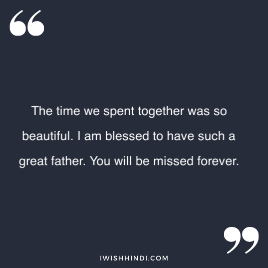 Miss you dad status 20