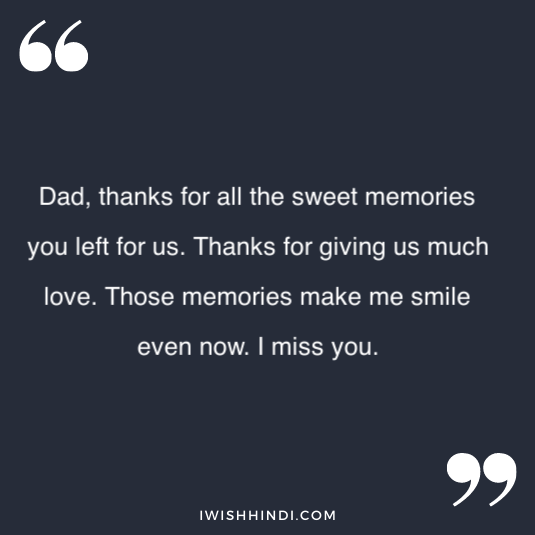 Miss you dad status 27