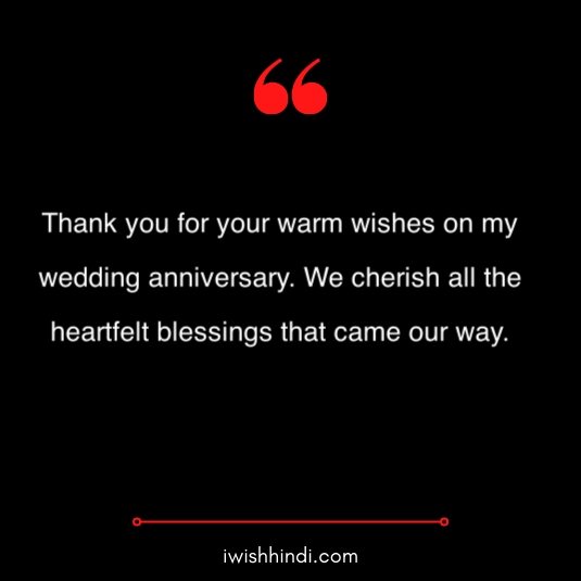 thank you message for anniversary wishes